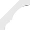 Ekena Millwork 3 1/2-in. W x 18-in. D x 18-in. H Balboa Architectural Grade PVC Knee Brace BRCP035X18X18BOA - alternate 3